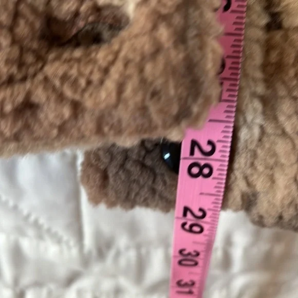 Bass Outdoor Women’s Tan And Brown Sherpa Shacket, Size Large NWT - Picture 10 of 11